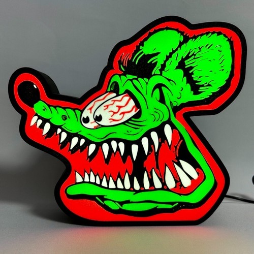 Rat fink head hot rod - head,