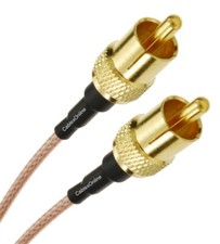 Cavo RF Jumper RCA Maschio a