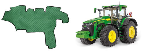 Tappetini eco pelle verde - in,