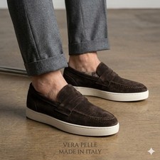 SCARPE UOMO PELLE 42 MOCASSINO
