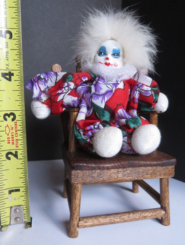 Vintage arlecchino clown - 5",