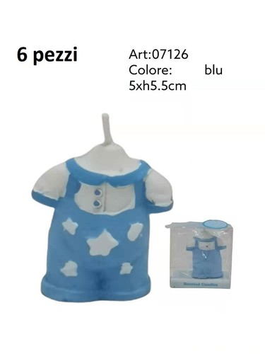 Set pezzi candele cera a - pezzi,