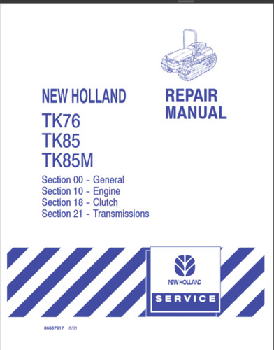 New holland tk76 tk85 - new,