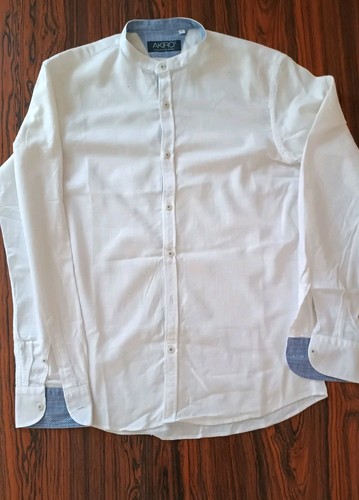 Camicia bianca coreana con - camicia,