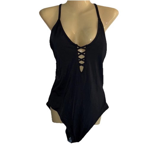 Costume bagno nero pezzo - da,