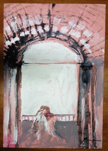 Quadro olio cartoncino - quadro, su