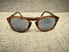Persol 714SM Steve McQueen 96/56 Avana chiaro / blu cristallo