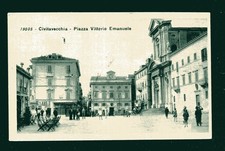 c.ill.  CIVITAVECCHIA - PIAZZA V. EMANUELE   del 1936   aff. per Gorizia