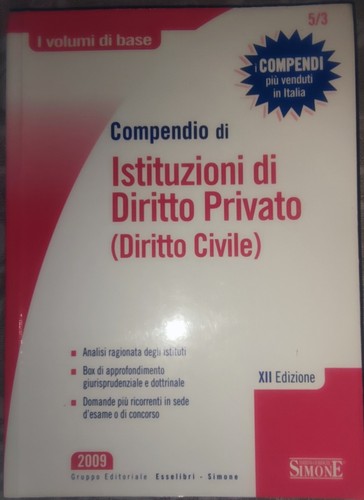 Compendio istituzioni di - compendio,