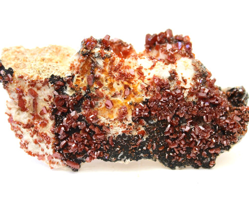Vanadinite and goethite - , on