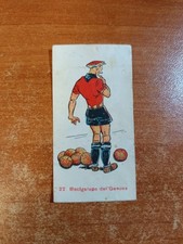 Figurina Calciatori BACIGALUPO - GENOVA N.22 Caricatura Ed. FIDASS 1936 orig.