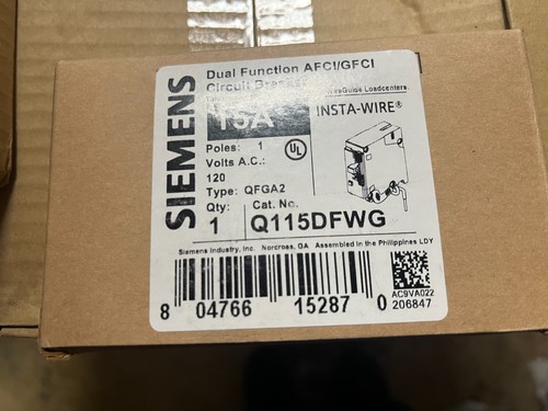 Siemens q115dfwg 15a - q115dfwg,