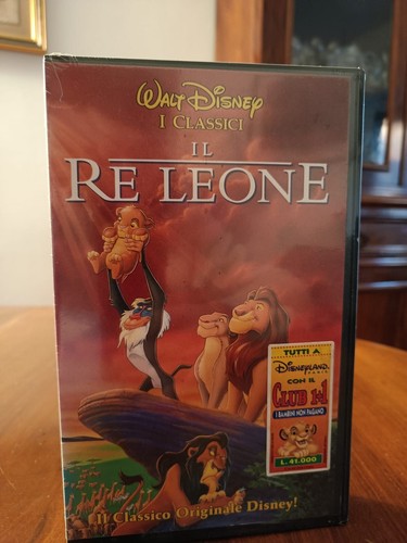 Vhs disney leone sigillata - vhs,