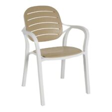 Sedia Poltrona NADIA Con Braccioli In Polipropilene Design Impilabile