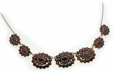 Collana Con Granato In Oro 333