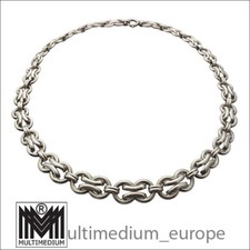 Collana in argento art deco