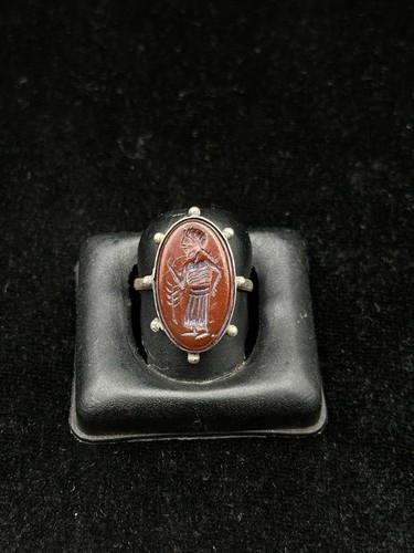 Raro anello argento - in,