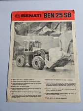 Benati 25 SB Brochure Scheda Tecnica Completa Lingua Italiana 