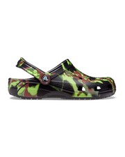 Ciabatta Crocs Classic Spray Camo Clog Unisex Poliammide Nero