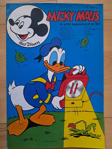 Topolino del 9 - n.40, 30/9/1972