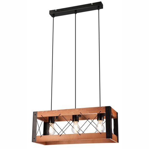Lampada sospensione legno - sospensione,