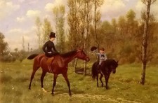 Oil painting jean richard