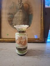VASE EN OPALINE DECOR DE