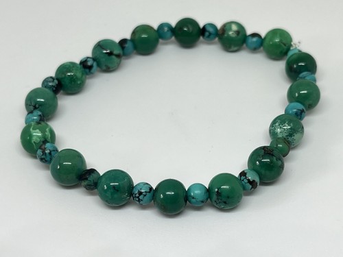 Bracciale elastico perline - bracciale,