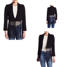 blazer con frange lea & viola