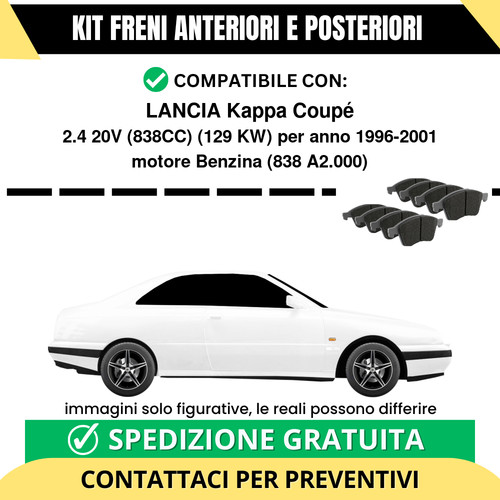 Pastiglie freno ant - ant, post