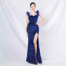 Vestito Abito Elegante Lungo