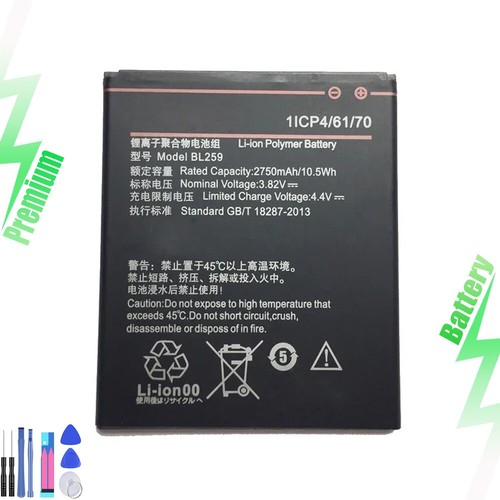 Batteria ricambio bl259 - batteria, di