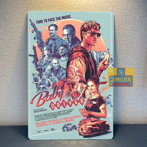 Poster metallo film baby - in,