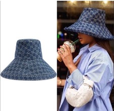 Gucci GG Denim cappello a tesa