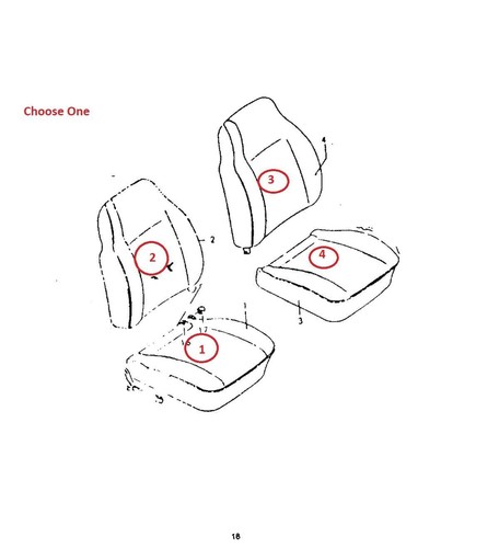 Seat cushion for suzuki - seat,