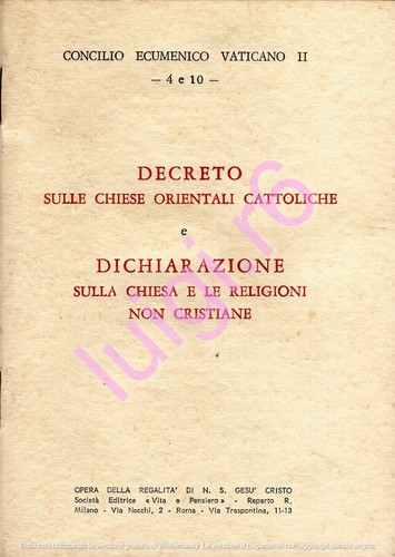 Decreto sulle chiese - chiese, orientali