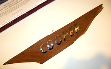 Scritta originale "COOPER"  su legno - Anno 2016