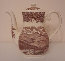 Teiera Staffordshire English Ironstone Made In England Vintage Country Design 