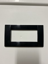 Placca Vimar Idea In Metallo Nero 4 Posti Cod. 16734