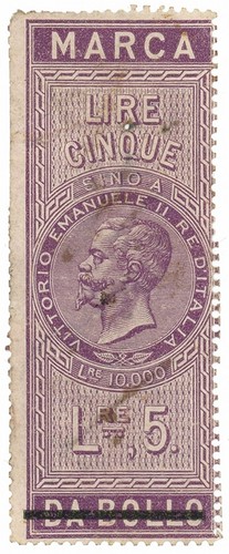 Lire banca nazionale - 5, nel