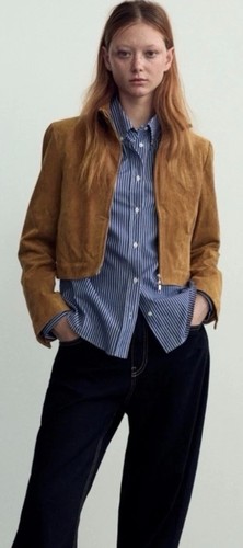 Zara crop 100 - pelle, virale