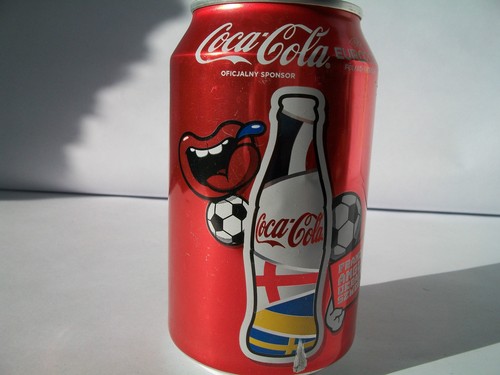 Coca cola can euro - cola,