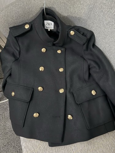 Giacca nera militare zara - militare,