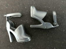 BARBIE-SCARPE ARGENTO CON TACCO