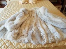 PELLICCIA DONNA VOLPE SHADOW GROENLANDIA VINTAGE ARTIGIANALE. 