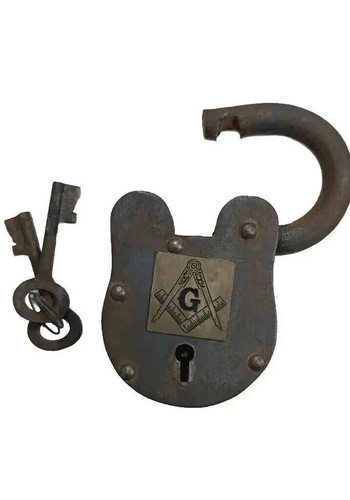 Antico lucchetto ferro da - in,