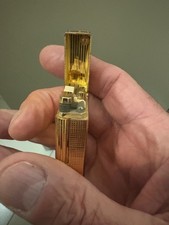 accendino dupont color oro