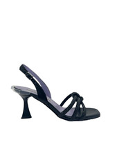 Sandalo elegante da donna Albano, nero, numero 35, nuovo con scatola