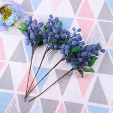  4 pezzi Simulative Mirtillo Frutta Augment Puntelli Arredamento Ristorante Mini