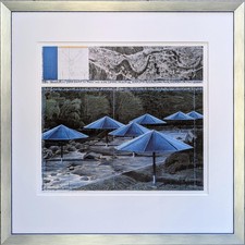 Christo Gli Ombrelli Blu